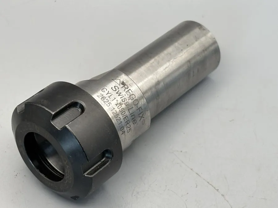 Режущий инструмент Rego-Fix CYL 1" x 050/ER25 Swiss Line ER25 Collet Chuck 1" Sh — фото лота 2