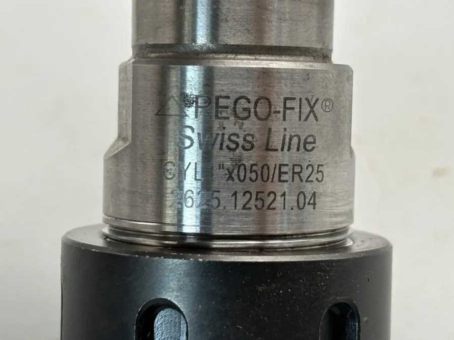 Режущий инструмент Rego-Fix CYL 1" x 050/ER25 Swiss Line ER25 Collet Chuck 1" Sh — фото лота 3