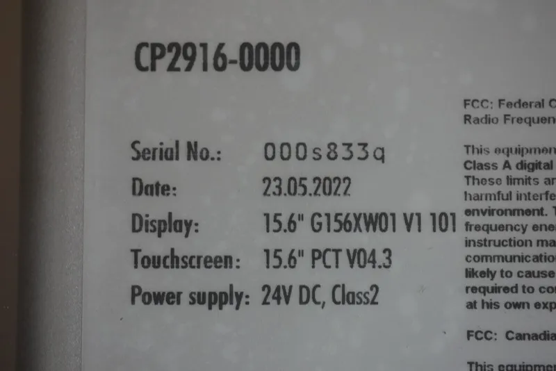 Промышленный компьютер Beckhoff CP2916-0000 Panel PC 15.6in Touchscreen 24 Vdc — фото лота 1