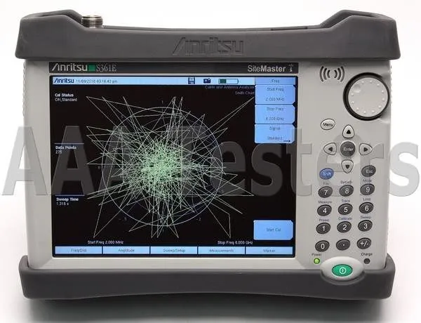 Анализатор Anritsu S361E Site Master 2MHz-6GHz Cable Antenna Analyzer — фото лота 1