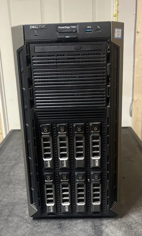 Сервер Dell PowerEdge T340 Intel Xeon E-2186G@3.8GHz 32GB Ram NO HDD H730 Raid N — фото лота 1