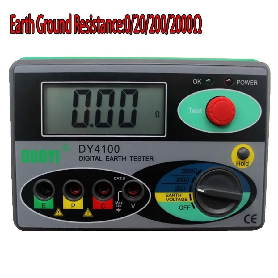 Тестер Higher Accuracy Resistance Tester Megger Meter 0-2000Ω Insulation Tester