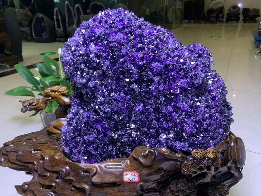 Лабораторный прибор 101.2LB TOP Natural Amethyst Rutile flowers quartz crystal D