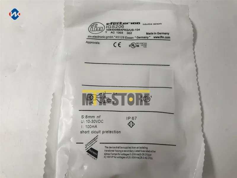 Датчик приближения IFM IGS206 Sensor & Proximity Switch