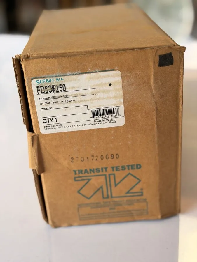 Автоматический выключатель SIEMENS FD63F250 SENTRON SERIES B 250 AMP CIRCUIT BRE