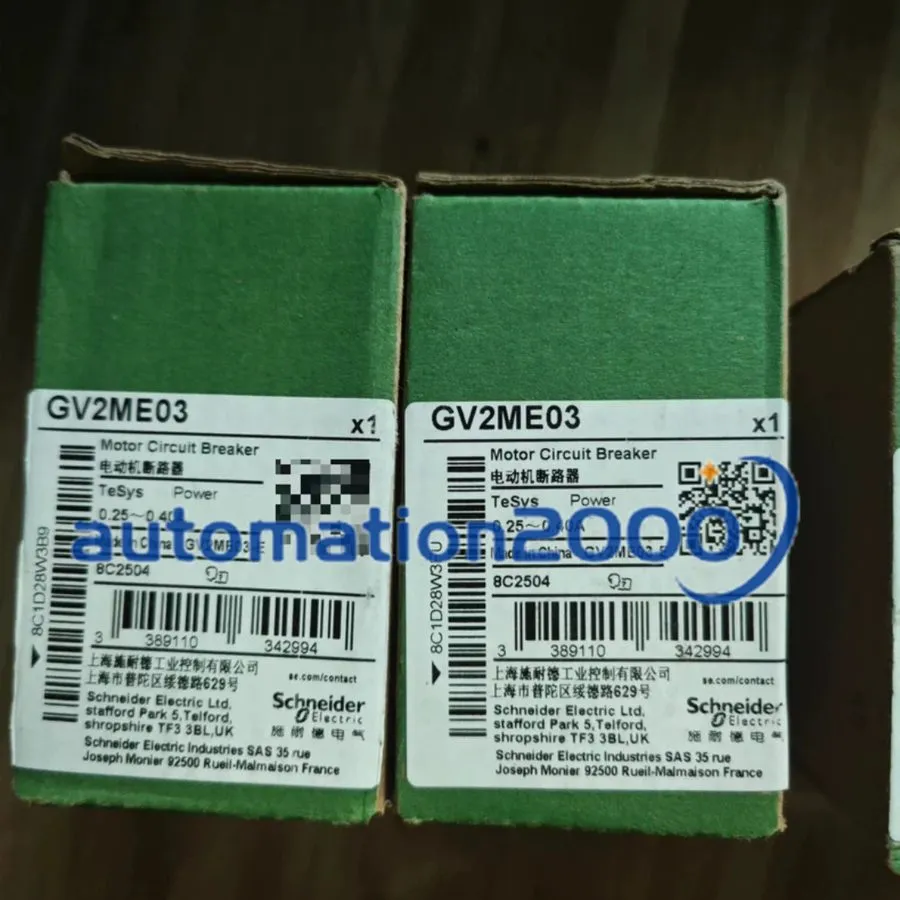 Автоматический выключатель Schneider GV2ME03C (0.25-0.4A) circuit breaker
