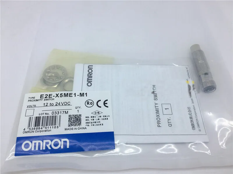 Датчик приближения Omron E2E-X5ME1-M1 Inductive Proximity Sensor, 5mm, 12-24VDC,
