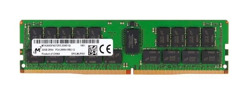 Модуль памяти Micron 32GB 2Rx4 PC4-2666V DDR4 ECC RDIMM MTA36ASF4G72PZ-2G6 84075