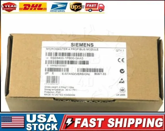 Частотный преобразователь 6SE6400-1PB00-0AA0 1 STÜCK NEUER SIEMENS MICROMASTER P