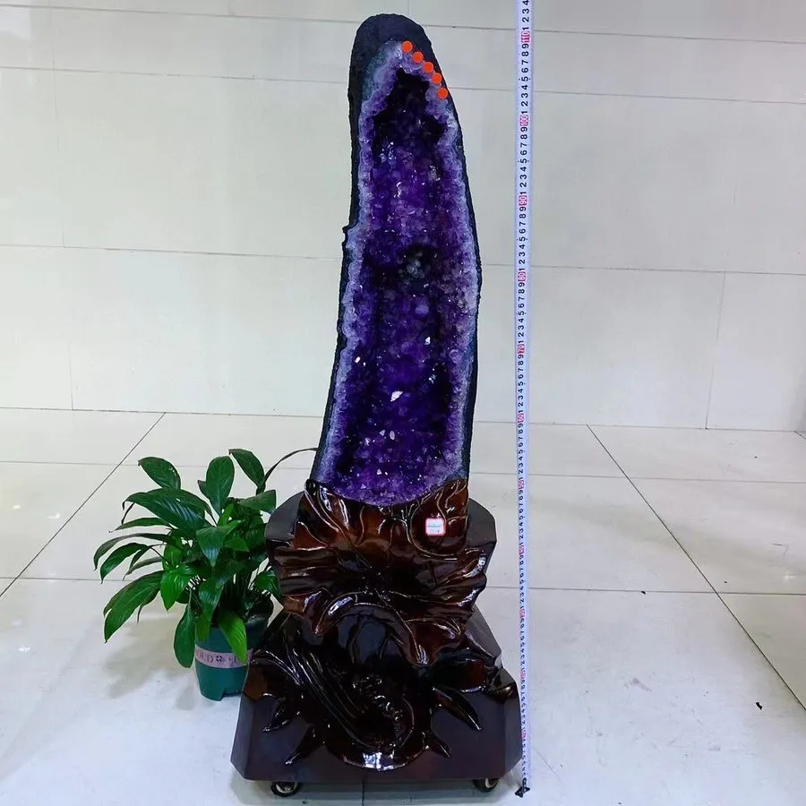 Лабораторный прибор 125.4LB TOP Natural Amethyst geode quartz crystal Furnishing — фото лота 2