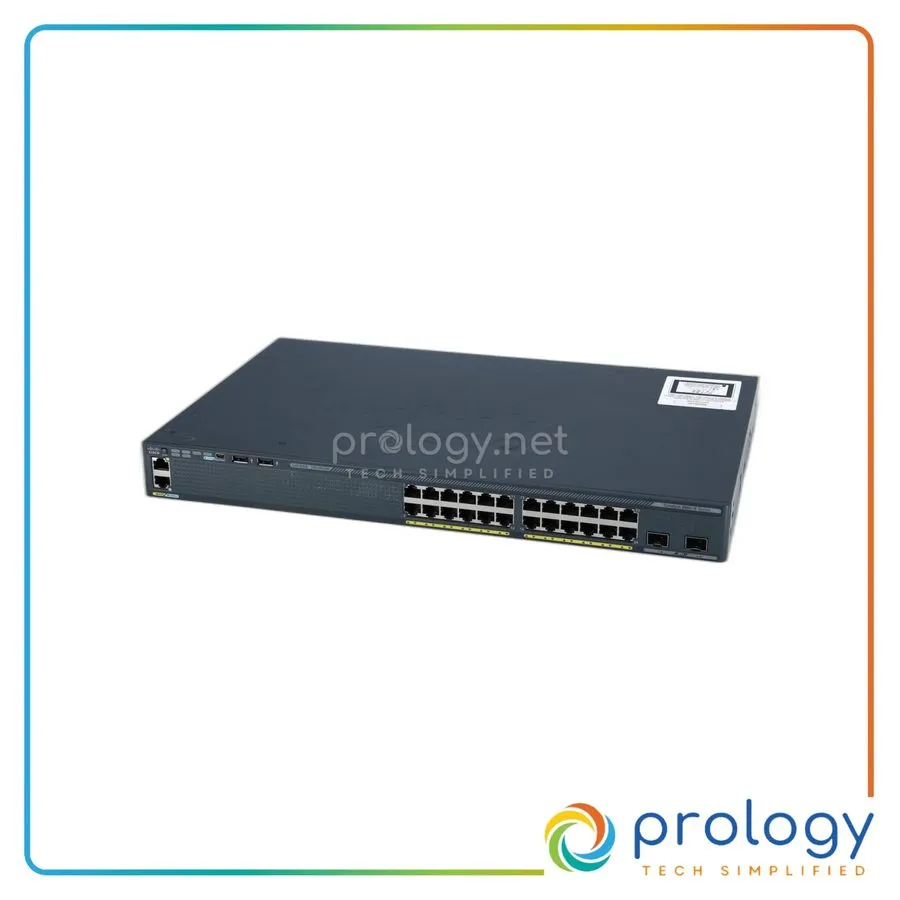 Коммутатор Cisco WS-C2960X-24TD-L 24 Port Gigabit 2x 10G SFP LAN Base Switch — фото лота 1