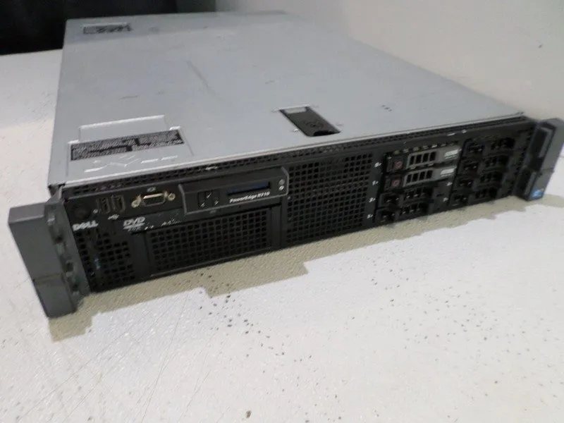 Сервер Dell PowerEdge R710 2x Xeon Quad Core E5530 2.4GHz 32GB Ram 2x 870W 2U Se