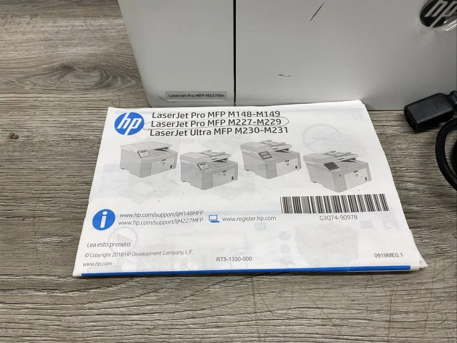 Лазерный принтер HP LaserJet Pro MFP M227fdn Monochrome Laser Printer Scanner Wo
