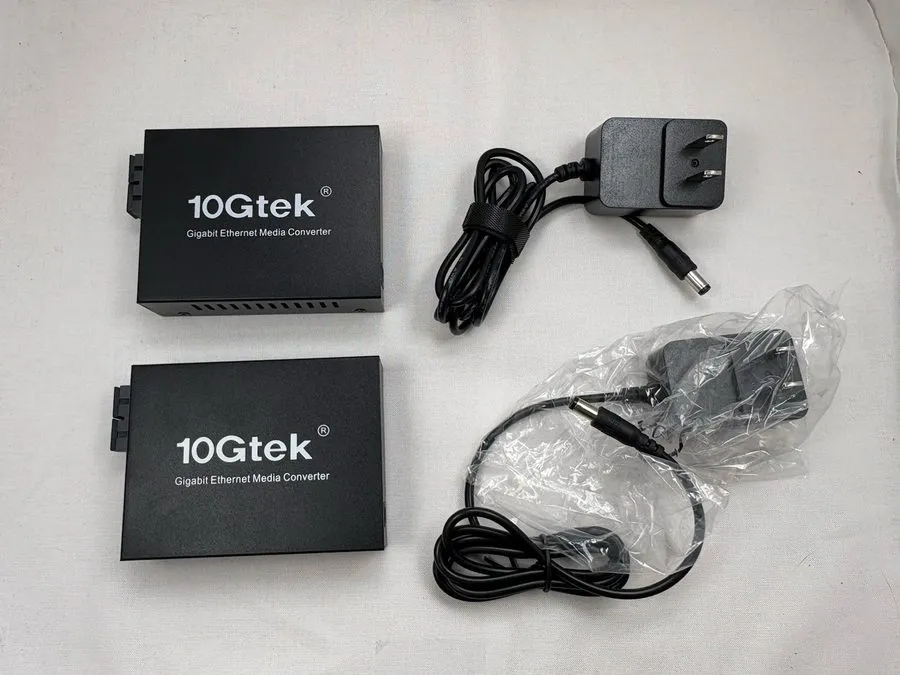 Медиаконвертер 10Gtek Pair of Gigabit Fiber to Ethernet Media Converter, SingleM