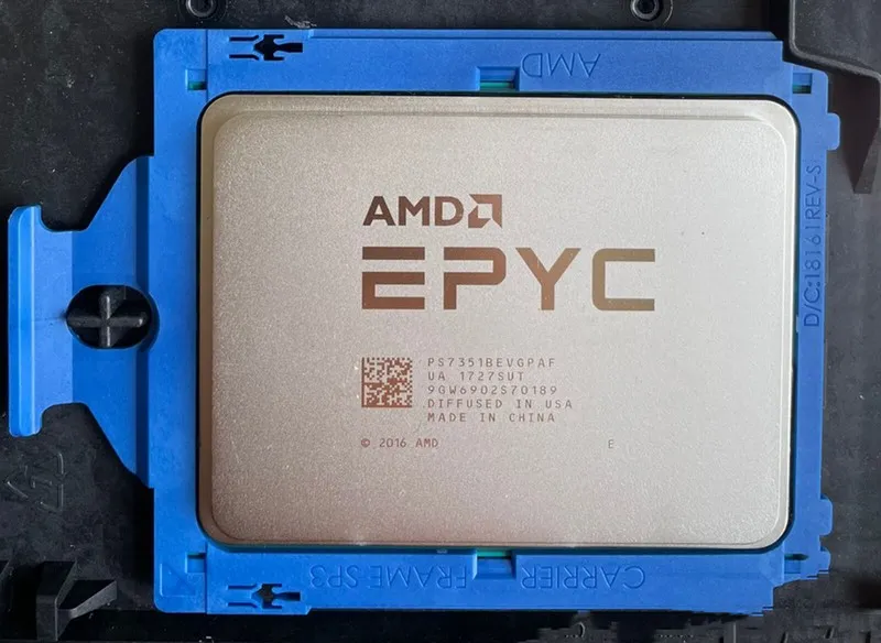 Сервер AMD EPYC 7351 16 Core 2.4GHz 64MB 170W SP3 Server Processor Vendor Unlock
