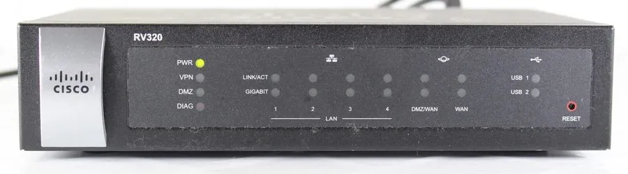 Маршрутизатор Cisco RV320-K9 Dual Gigabit WAN VPN Router