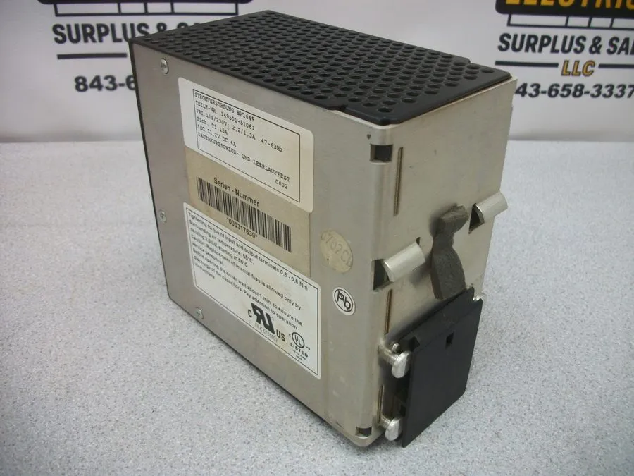 Блок питания BIHL+WILDEMANN DIN-RAIL POWER SUPPLY BW1649 30.5VDC 4AMP