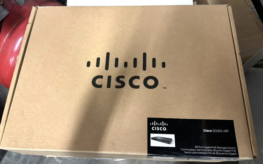 Коммутатор Cisco SG350-28P-K9 28-Port Gigabit PoE Managed Switch