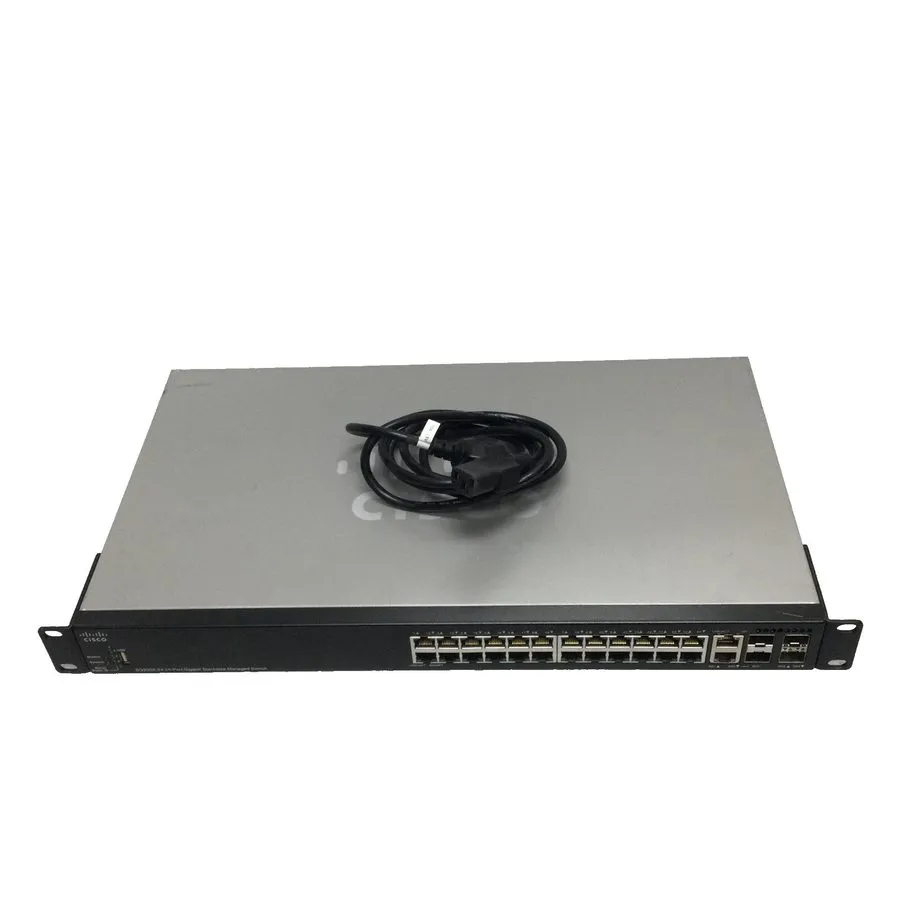 Коммутатор Cisco SG350X-24-K9 V01 24-Port Gigabit Stackable Managed Switch