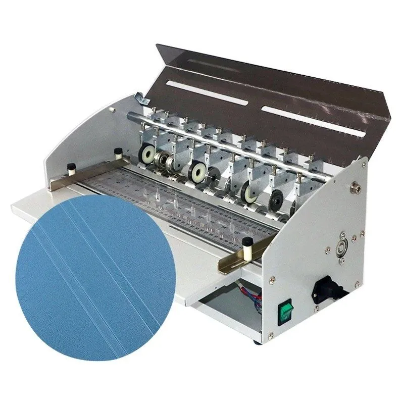 Фальцевальная машина H500-1 Spine Creasing Machine Electric Creasing Machine Cov — фото лота 1