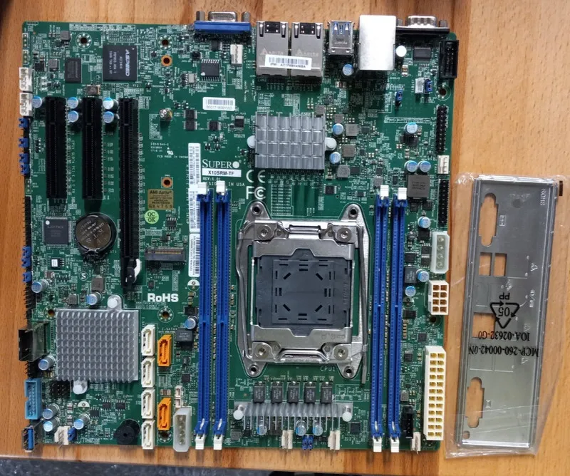 Сервер SuperMicro X10SRM-TF C612 E5-2600V3V4 Server MB with IO Shield