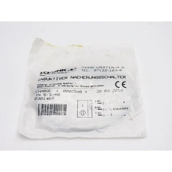 Робот SCHUNK IN5/S-M8 Sensor 0301469