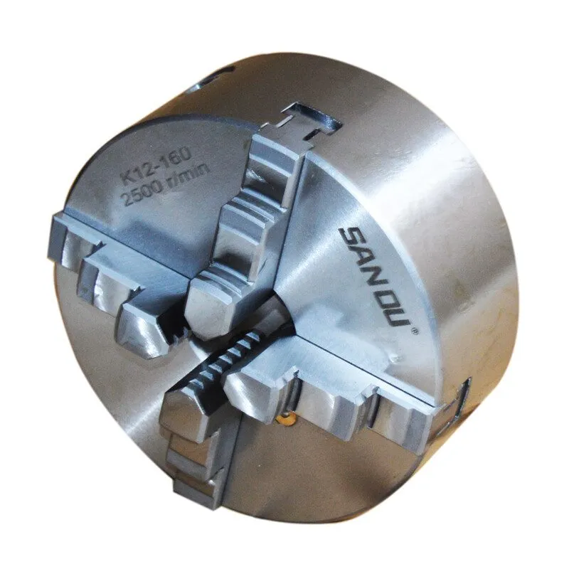 Режущий инструмент 4 Jaw Lathe Chuck 6" Manual Chuck K12-160 Self-centering Lath