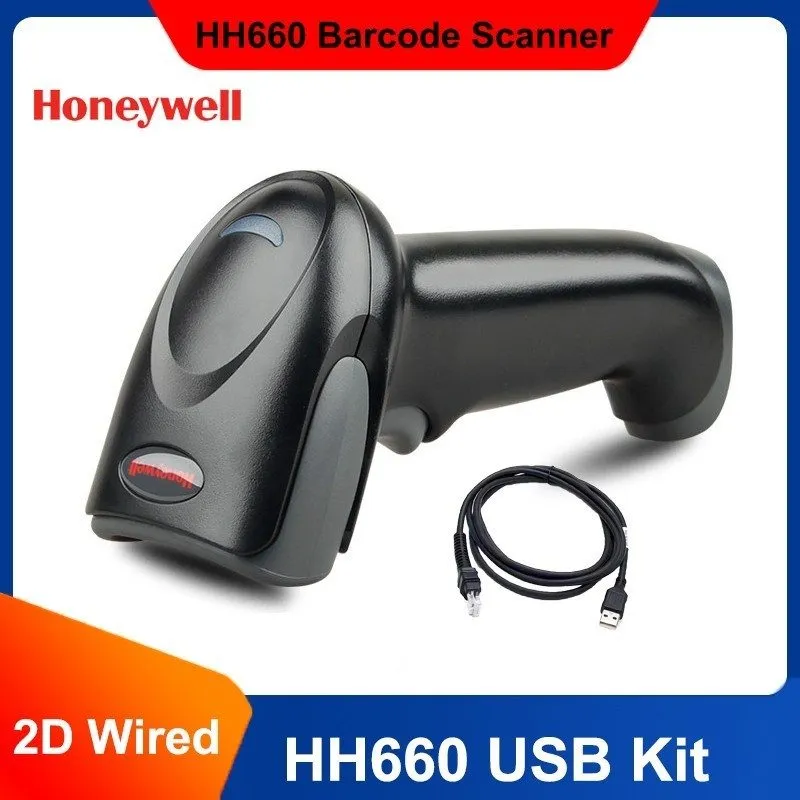 Сканер штрих-кода Honeywell HH660 1D 2D Area-Imaging Handheld USB Barcode Scanne