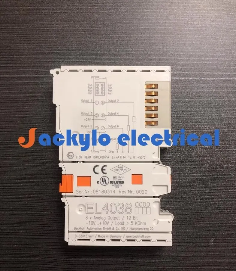 Модуль ввода-вывода 1PC BECKHOFF EL4038 PLC In Box Expedited Shipping