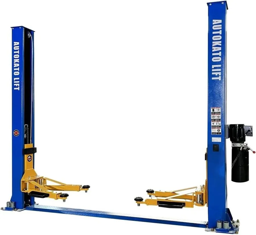Автоподъёмник KATOOL 11000lb 2-Post Car Lift Floor Plate Symmetric Truck Auto Ho — фото лота 2