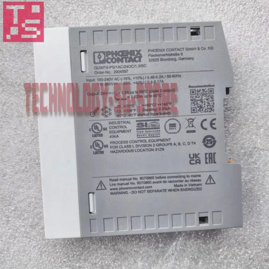 Блок питания 2904597 Phoenix Contact QUINT4-PS/1AC/24DC/1.3/SC Power Supply