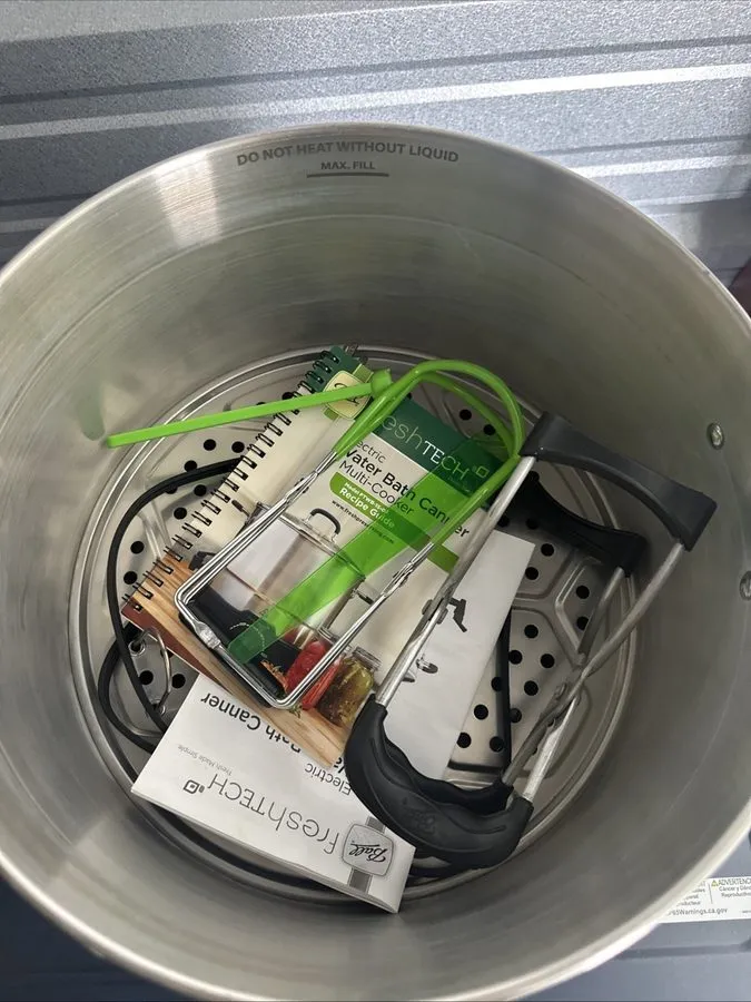 Водяная баня Ball EasyCanner Electric Water Bath Canner- 21-Quart — фото лота 2