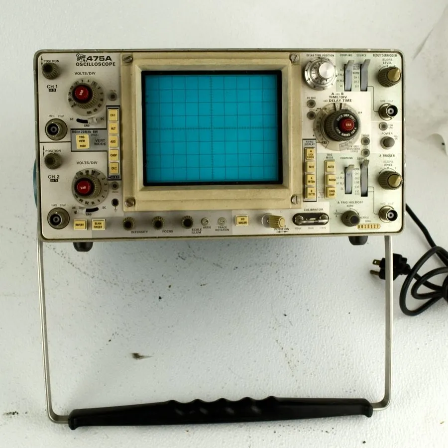 Осциллограф Vintage Tektronix 475A 250 MHz Dual Channel Oscilloscope CH1 Works,