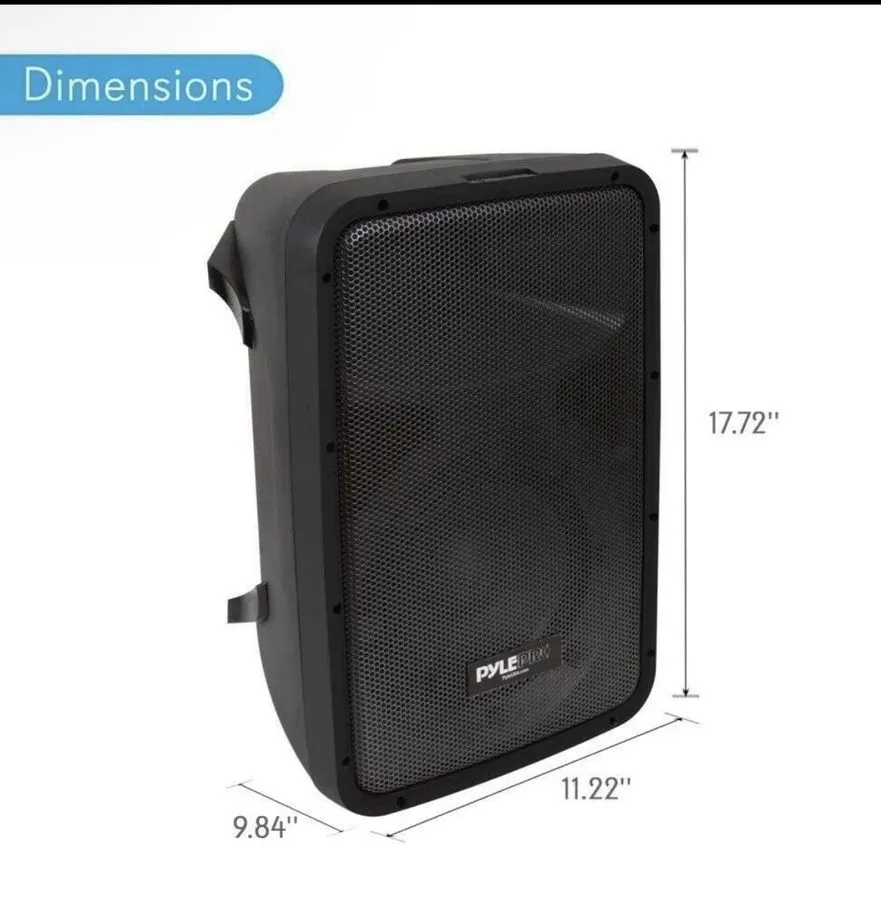 Акустическая система Pyle PPHP28AMX PA Speaker System w/ Mixer & Tripod Stands,  — фото лота 1