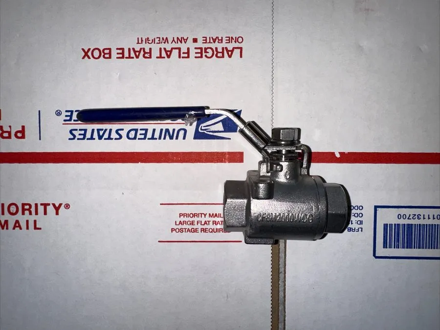Клапан KF HALE 1" NACE CF8M FULL PORT STAINLESS STEEL 2000WOG BALL VALVE SS