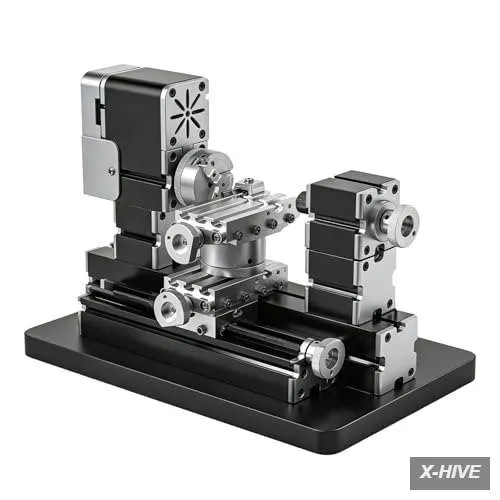 Оборудование ЧПУ High Power 60W Powerful Mini Metal DIY 4-axis Rotating Lathe La