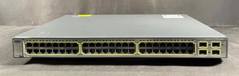 Коммутатор Cisco WS-C3750G-48TS-E 48 Port Gigabit Ethernet Switch
