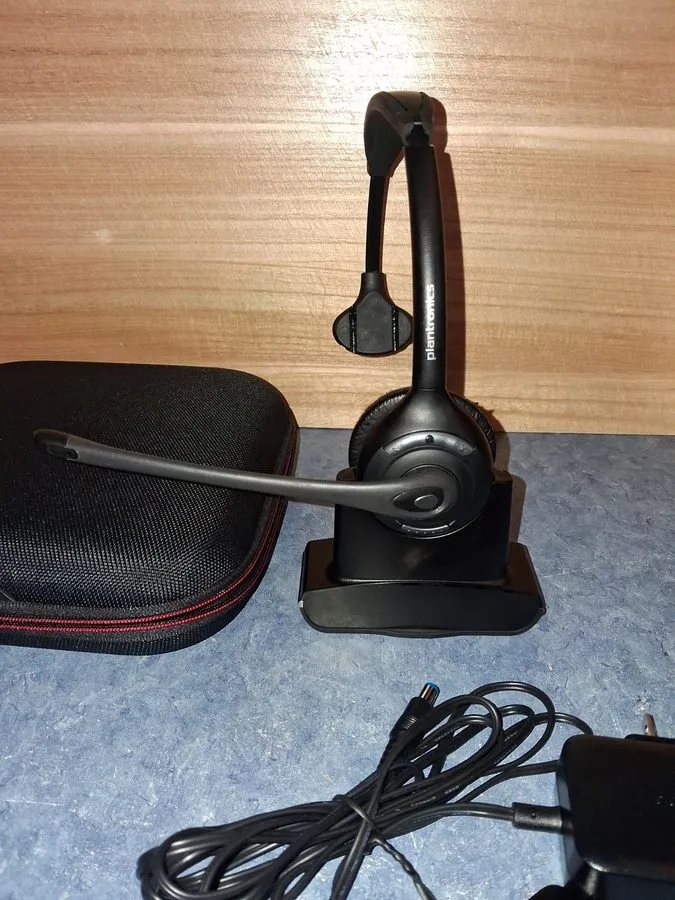 VoIP-шлюз Plantronics Savi W410 Monaural Wireless Computer Headset 84007-04-Work — фото лота 1