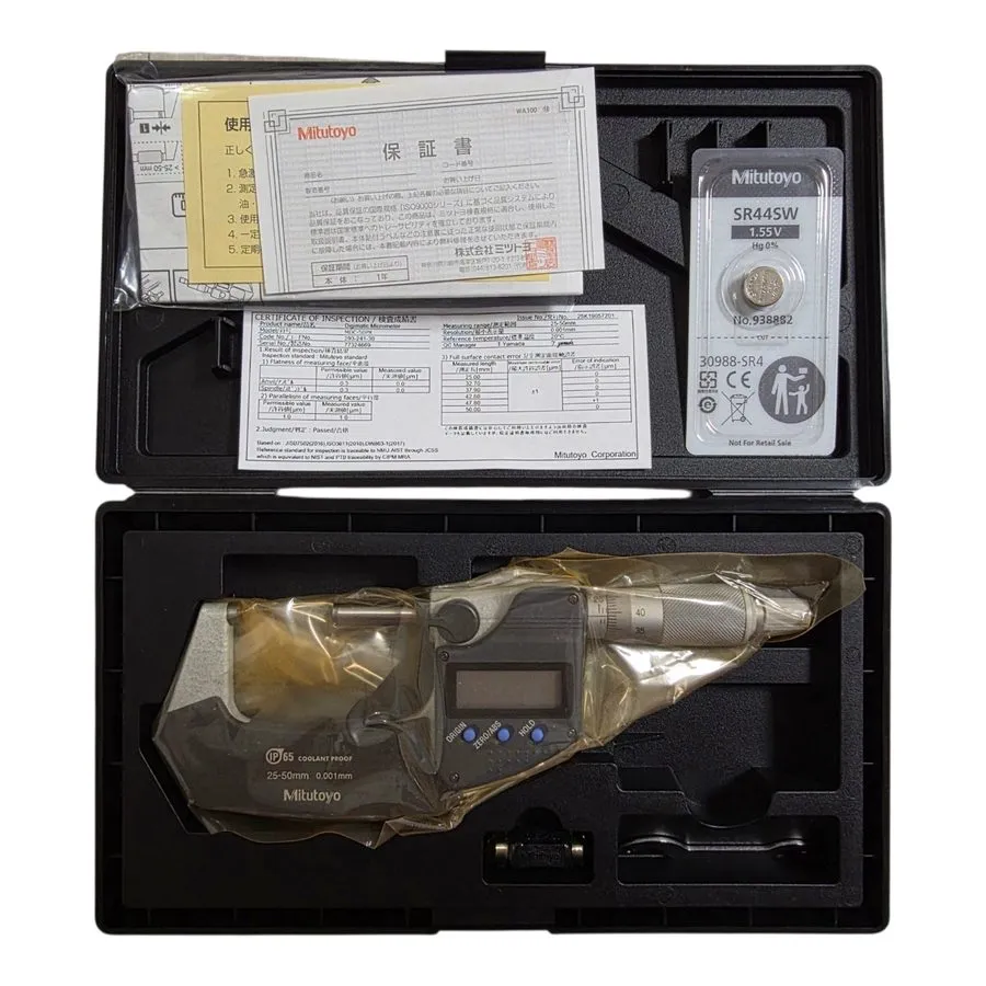 Микрометр Mitutoyo 293-241-30 MDC-50PX 25-50mm IP65 Digital Micrometer Metric