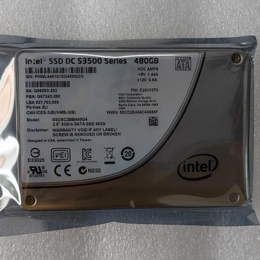 SSD-накопитель Intel DC S3500 480GB SSD 2.5 inch 6Gb/s SATA Solid State Drive SS