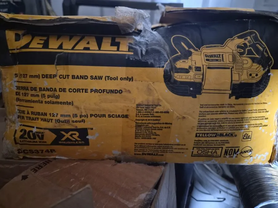 Оборудование ЧПУ DeWALT DCS374B 20V MAX XR® Cordless Brushless Deep Cut Band Saw