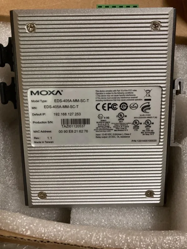 IIoT-устройство MOXA EDS-405A-MM-SC-T Ethernet switch