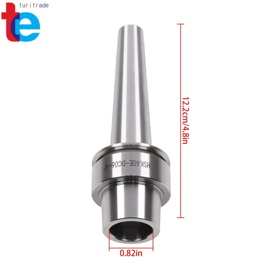 Режущий инструмент HSK40E-DC06-4 Inch Slim Collet Chuck 3 Collets 1/8 3/16 1/4 H