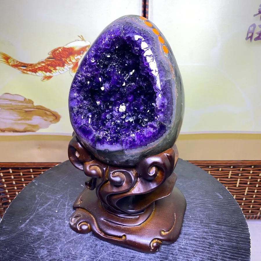 Лабораторный прибор 12.32LB High quality Natural Amethyst geode quartz crystal D