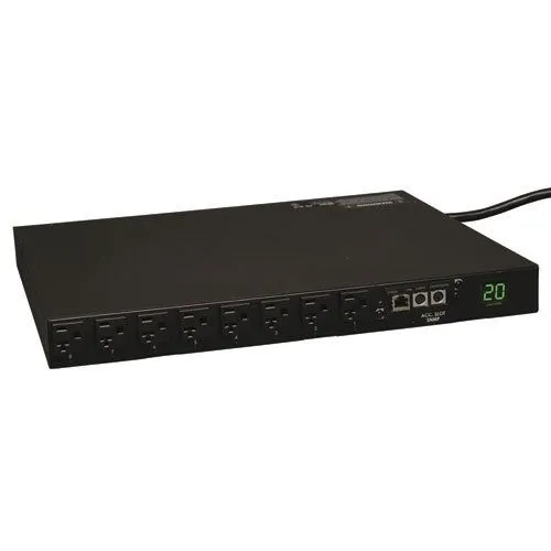 Блок розеток PDU Tripp Lite PDUMH20NET 16-Outlets Switched PDU 1U Rack-Mountable — фото лота 1