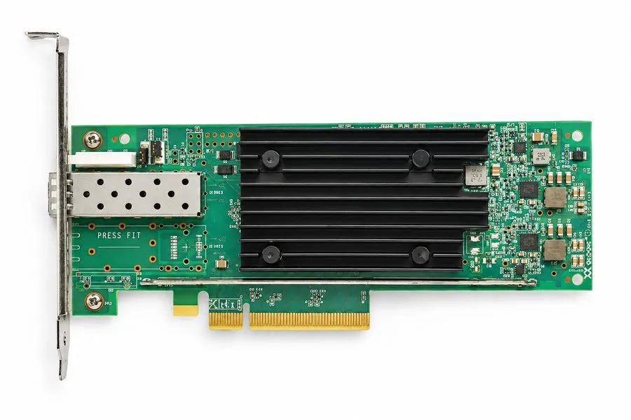 Контроллер QLogic QLE2870-SR 64Gb 1-Port PCIe Gen4 x8 Fibre Channel HBA SR Optic — фото лота 1