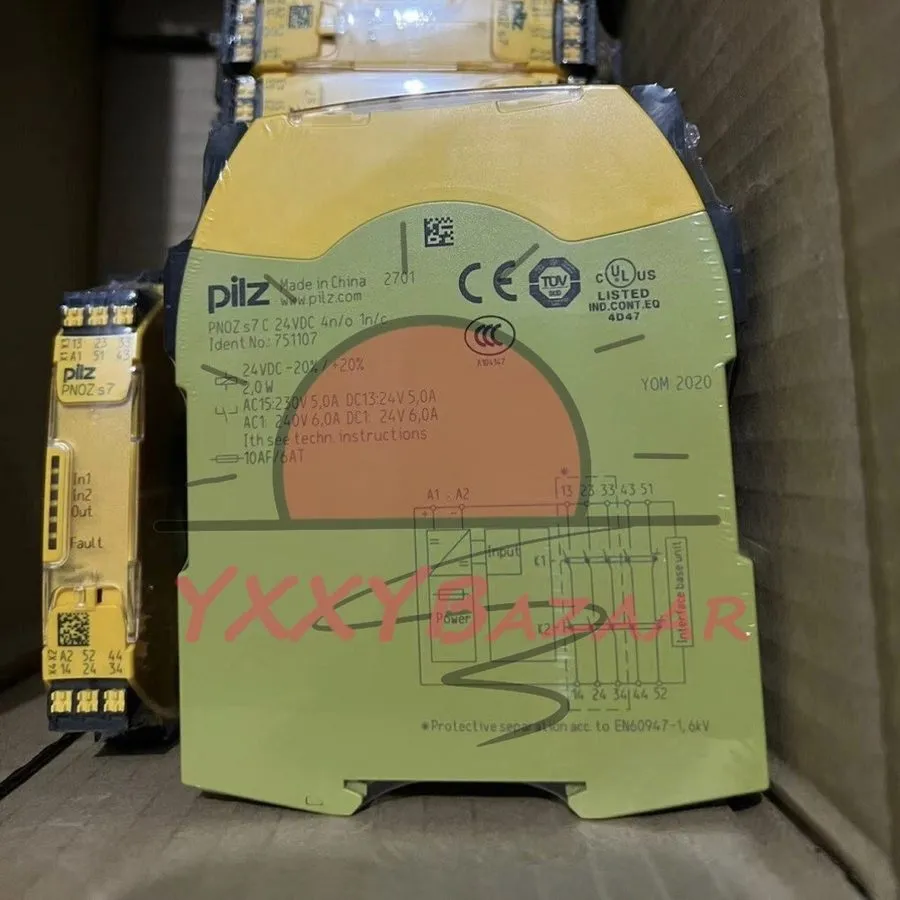 Реле безопасности PILZ PNOZ S7C 24VDC Pull Off Safety Relay PLC