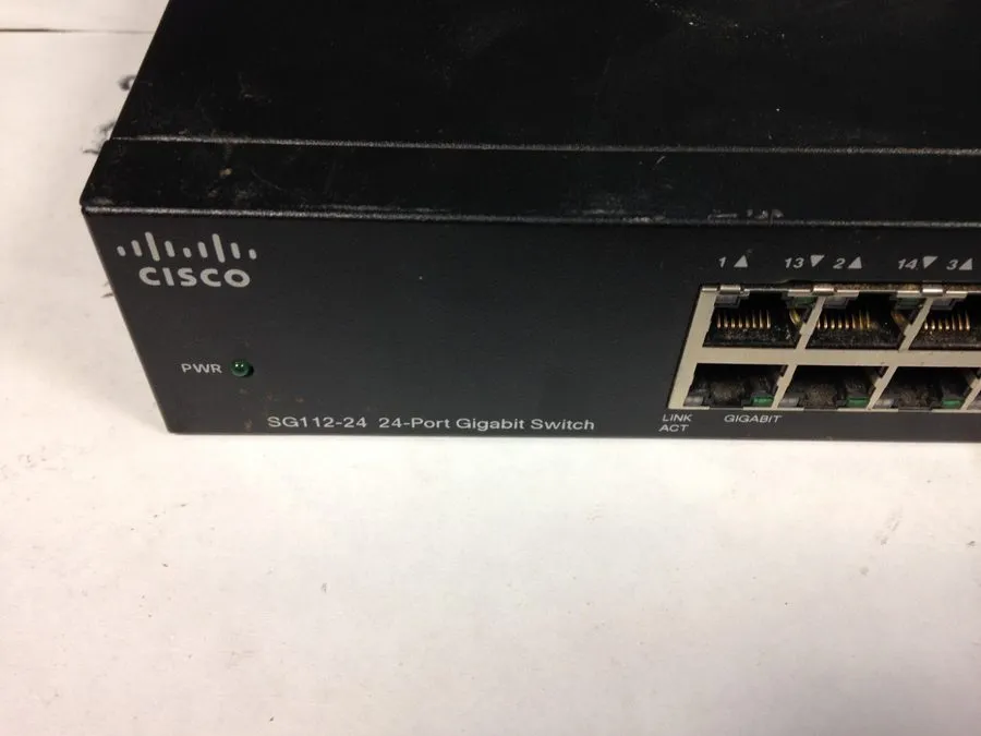 Коммутатор Cisco Compact 24-Port Gigabit Unmanaged Network Switch SG112-24