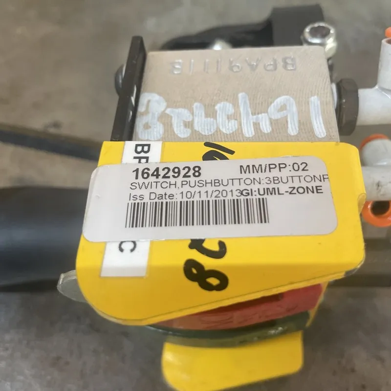 Таль Knight 3 Button Pneumatic Chain Hoist Control Switch Pendant BPA9111B — фото лота 1