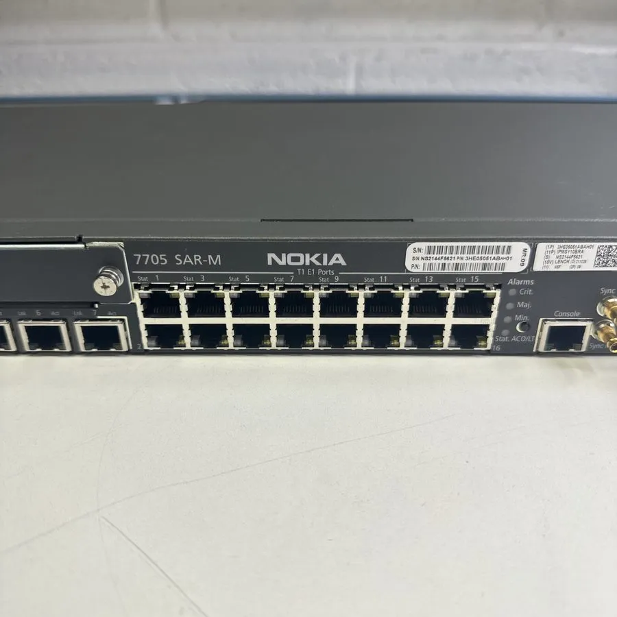 Маршрутизатор Alcatel Lucent 7705 SAR-M Service Aggregation Router T1/E1 P/N: 3H